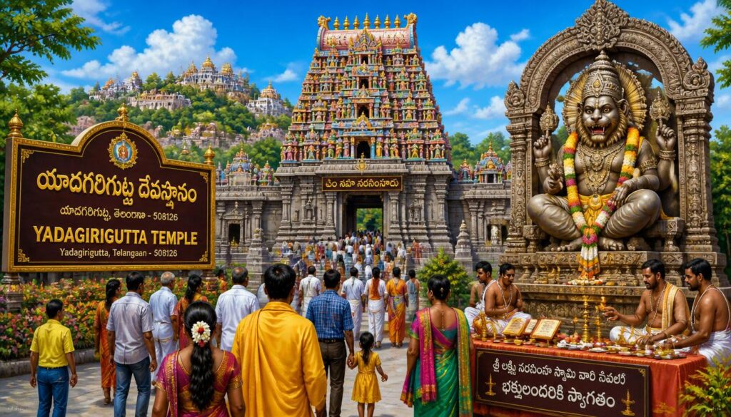 Why Yadagirigutta Temple Continues