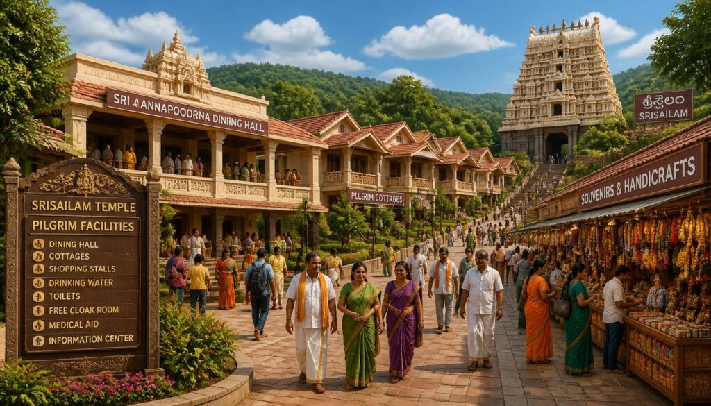 Pilgrim Facilities Available at Srisailam Temple