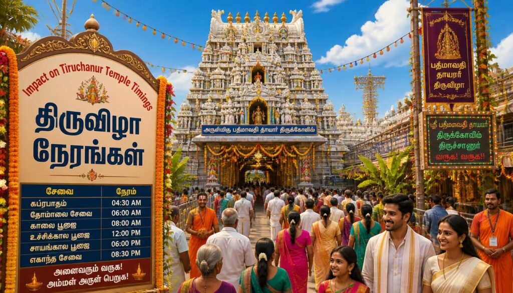 Festival Impact on Tiruchanur Temple