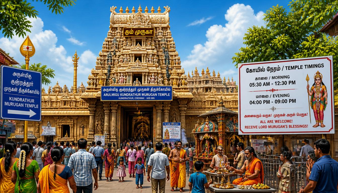 Kundrathur Murugan Temple Timings