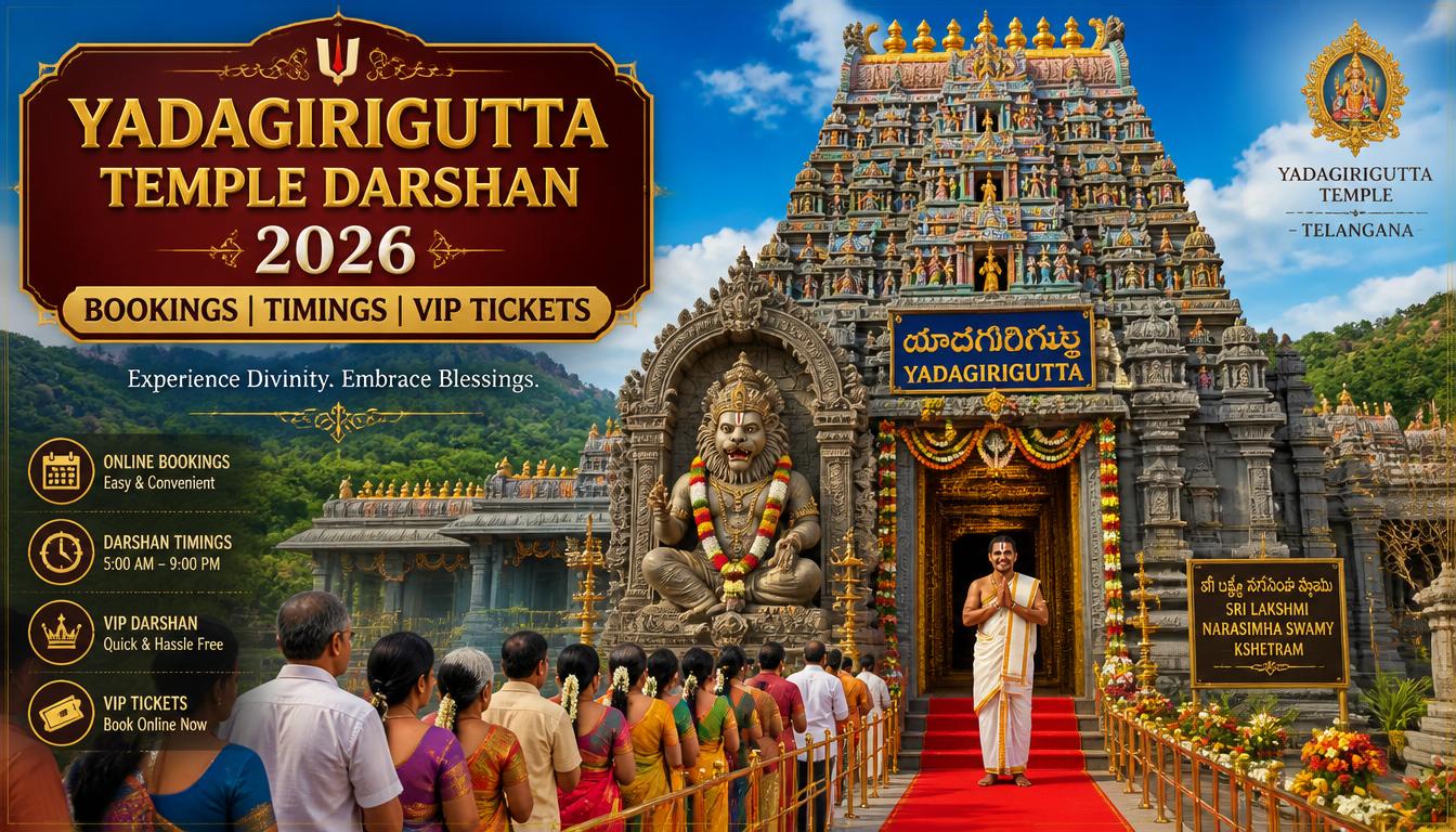 Yadagirigutta Temple Darshan