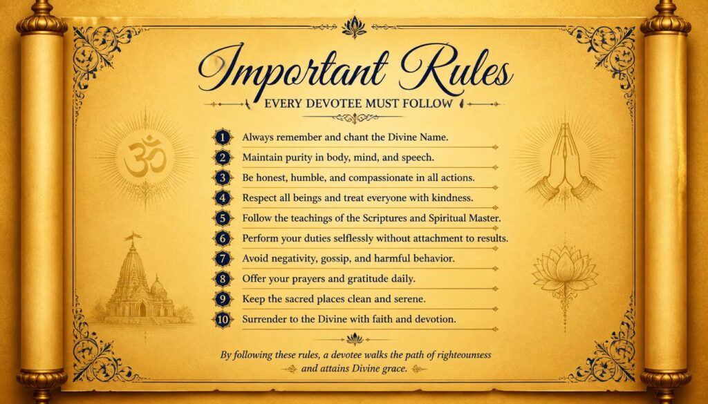 Every Devotee Must Follow