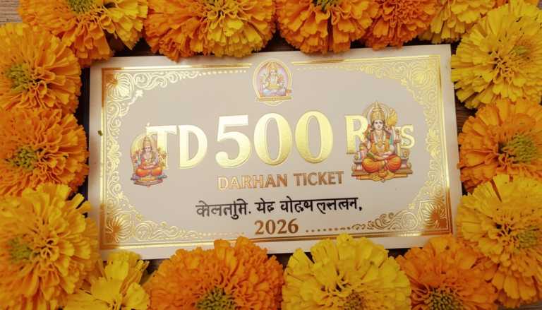 TTD 500 Rs Darshan Ticket 2026