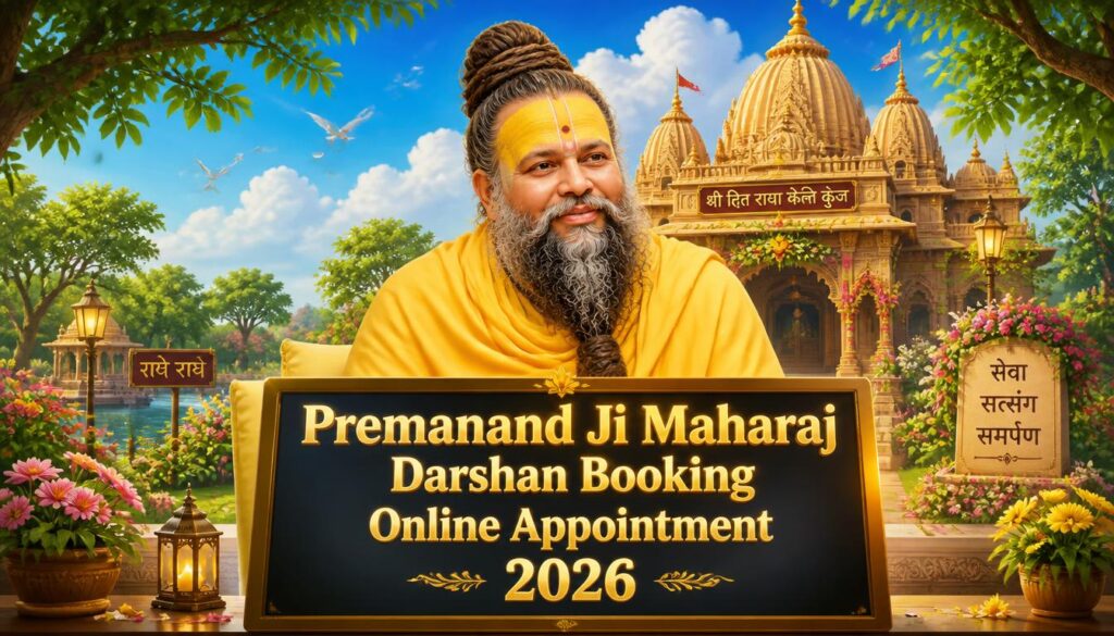 Premanand Ji Maharaj Darshan Booking Online Appointment 2026