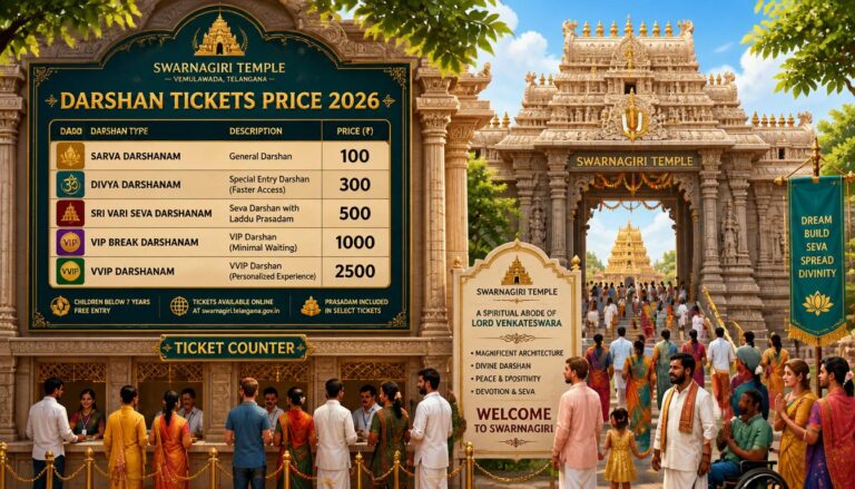 Swarnagiri Temple Darshan Tickets Price 2026