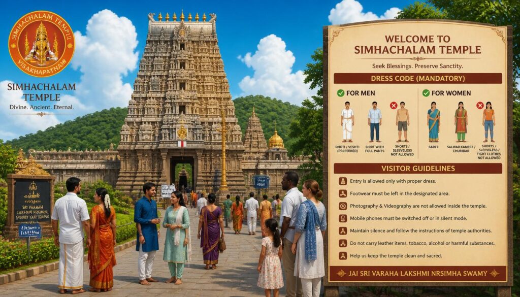 Simhachalam Temple Dress Code and Visitor Guidelines