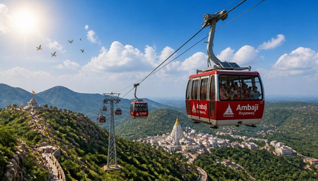 Gabbar Hill and Ambaji Ropeway Service