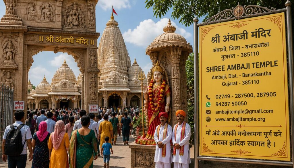 Ambaji Temple Address and Contact Details