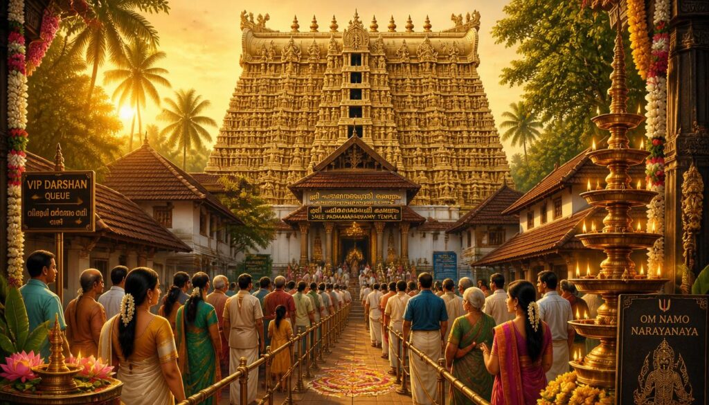 admanabhaswamy Temple VIP Darshan