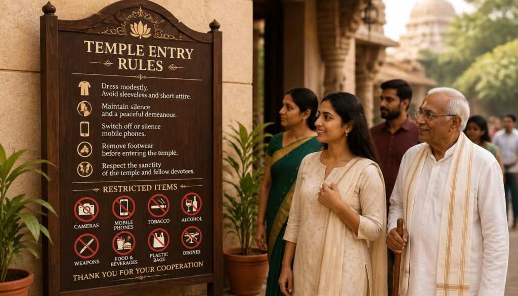 Temple Entry Rules