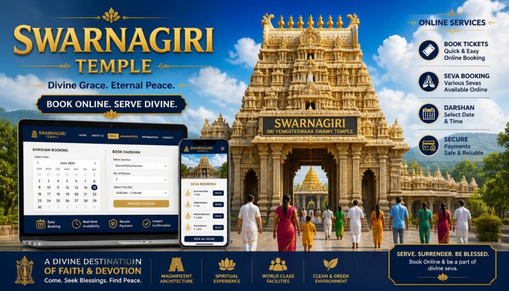 Swarnagiri Temple Online Ticket Booking and Seva Information