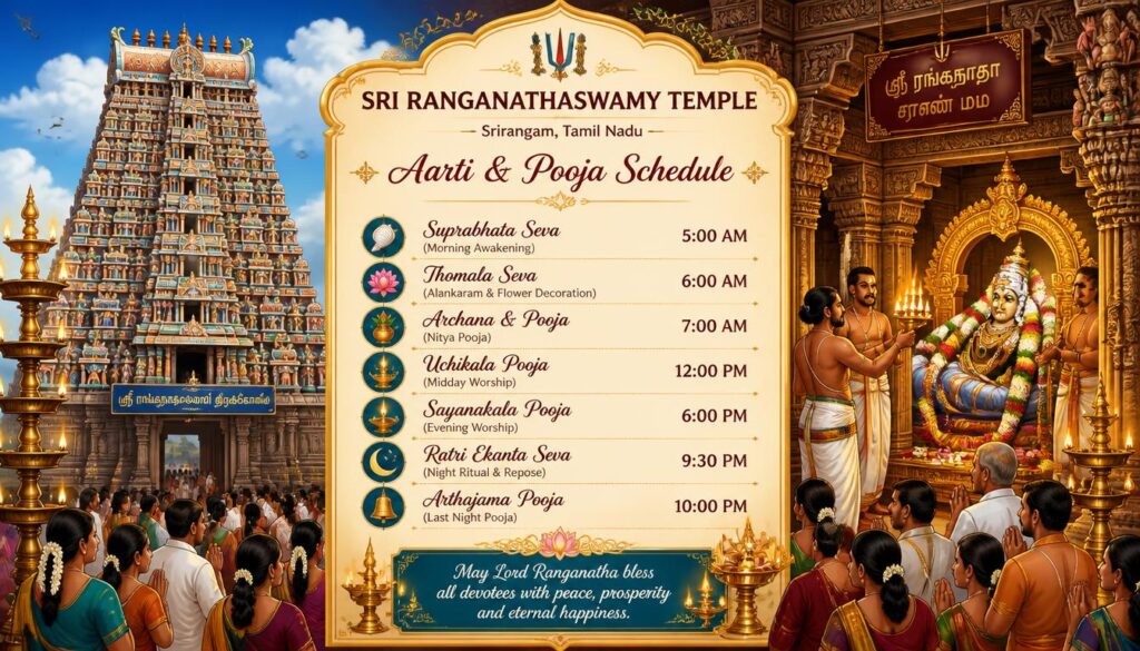 Sri Ranganathaswamy Temple Aarti