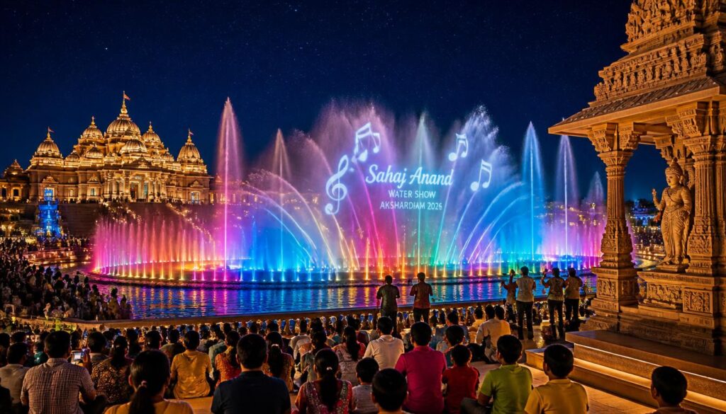 Akshardham Musical Fountain Show 2026