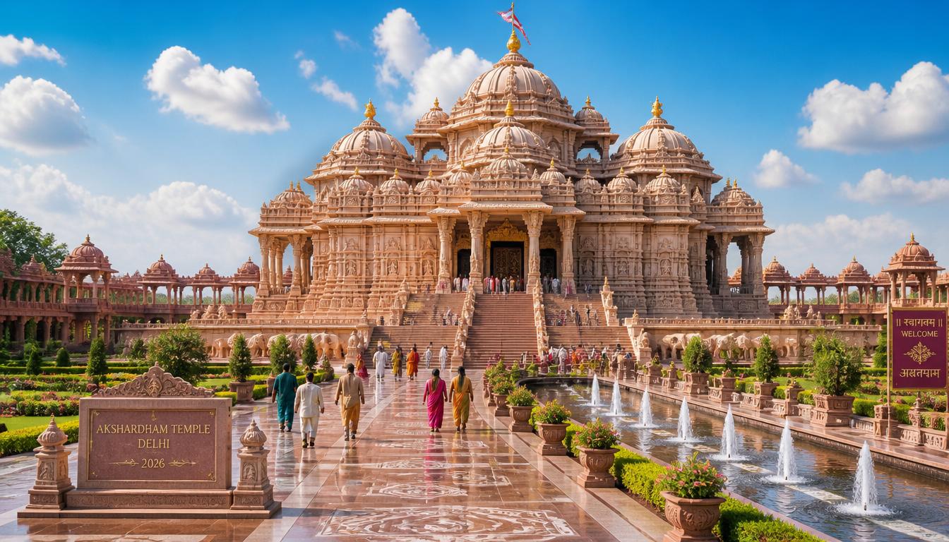 Akshardham Temple Delhi 2026