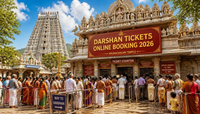 Arunachalam Temple Darshan Tickets Online Booking 2026