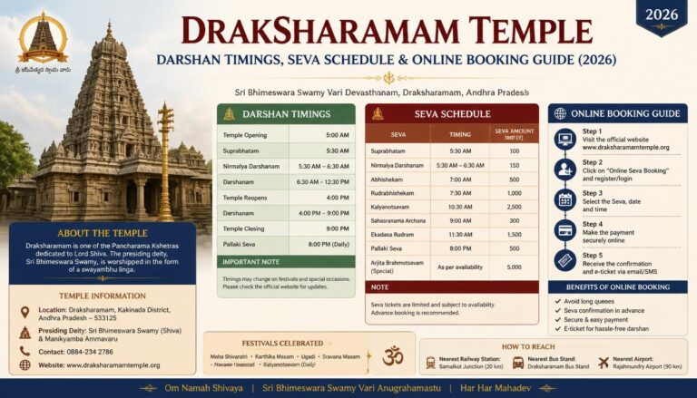 Draksharamam Temple Darshan