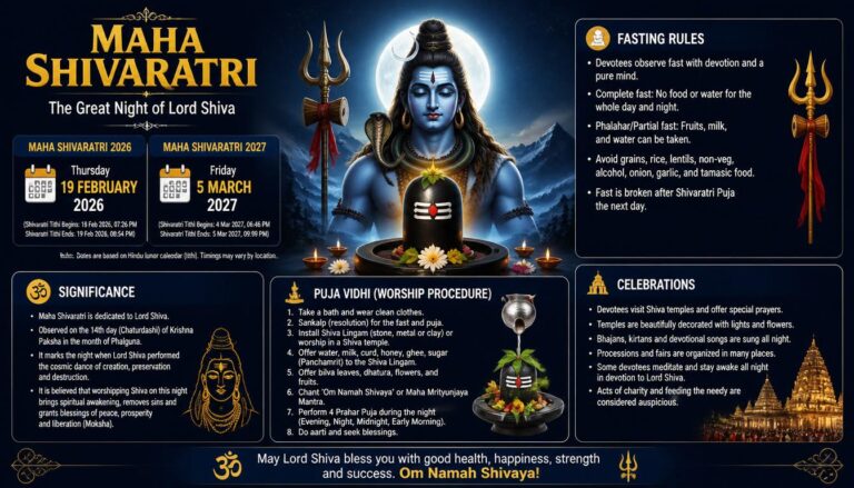 Maha Shivaratri 2026 and 2027