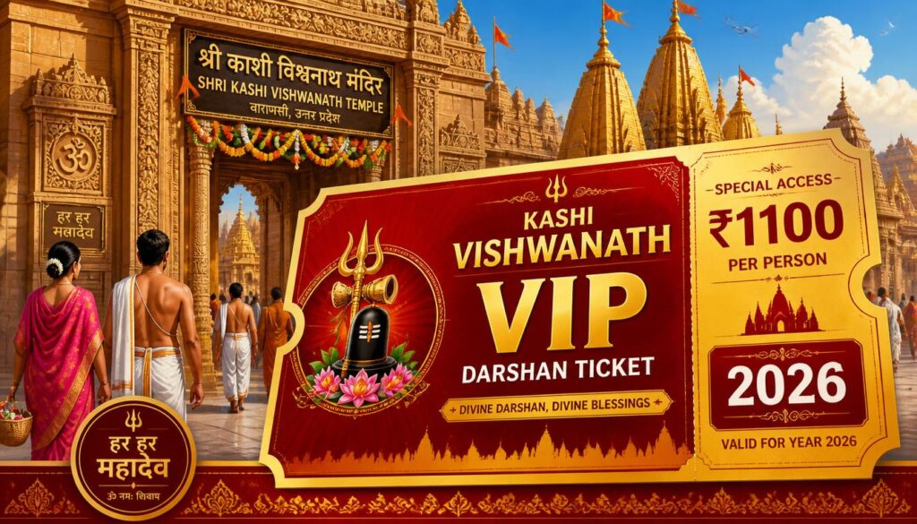 Kashi Vishwanath VIP Darshan Ticket Price 2026