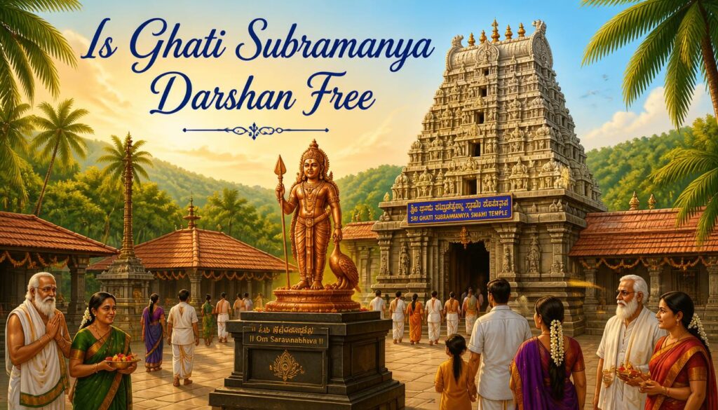 Is Ghati Subramanya Darshan Free?