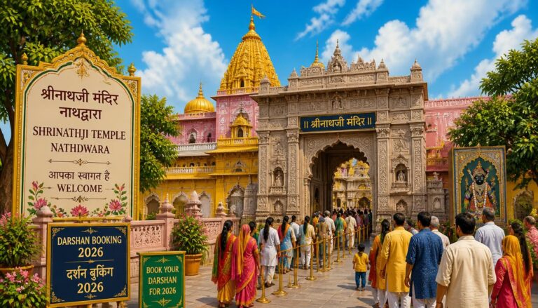Shrinathji Temple Nathdwara Darshan Booking 2026