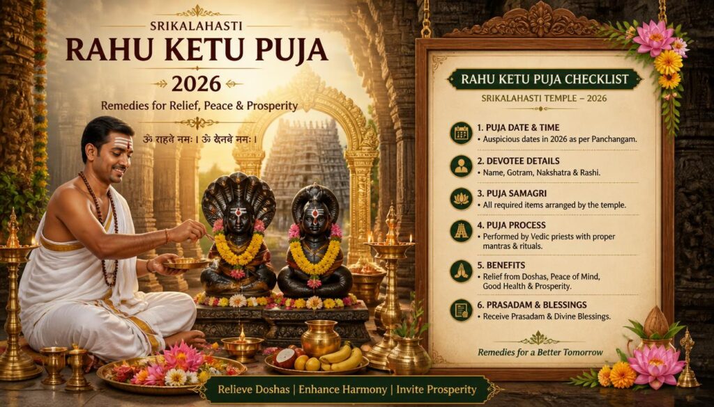 Srikalahasti Rahu Ketu Puja 2026