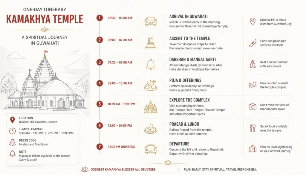 One-Day Kamakhya Temple Plan