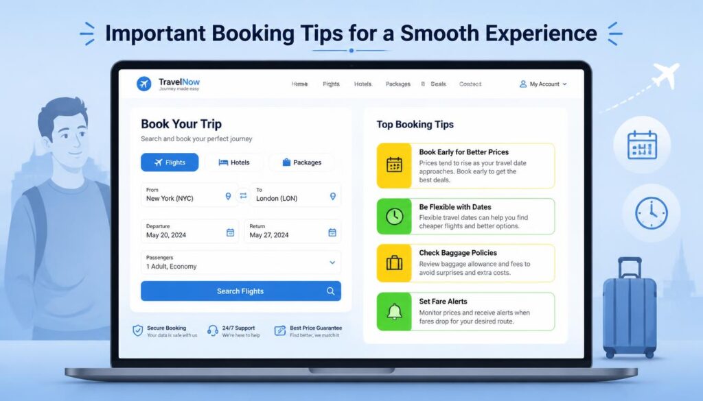 Important Booking Tips for a Smooth Experience