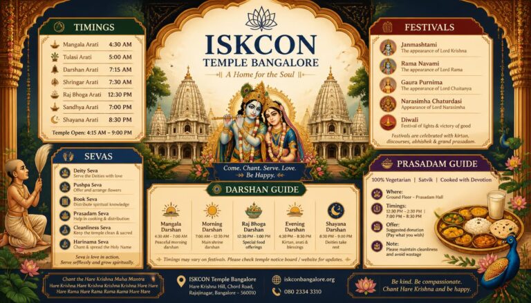 ISKCON Temple Bangalore Timings, Festivals