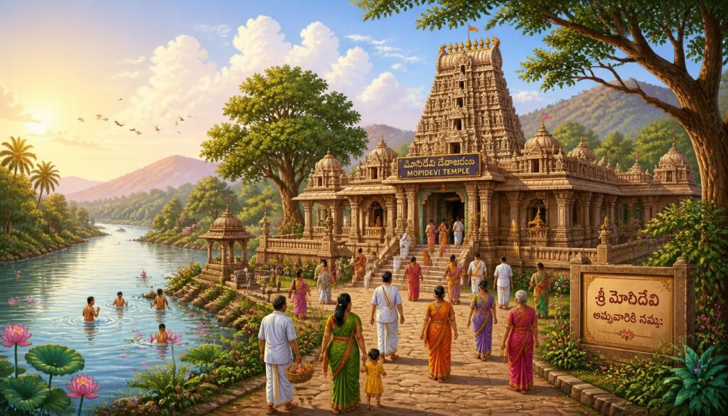 How to Reach Mopidevi Temple