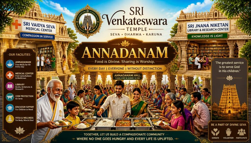Annadanam and Other Temple Facilities