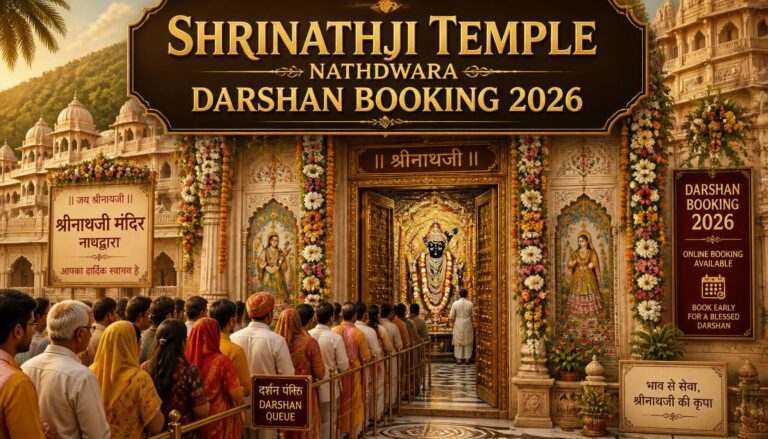Shrinathji Temple Nathdwara Darshan Booking 2026