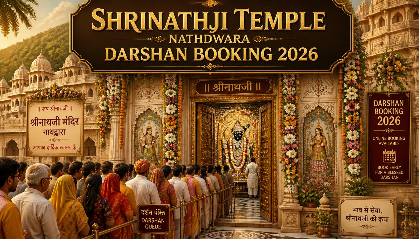 Shrinathji Temple Nathdwara Darshan Booking 2026