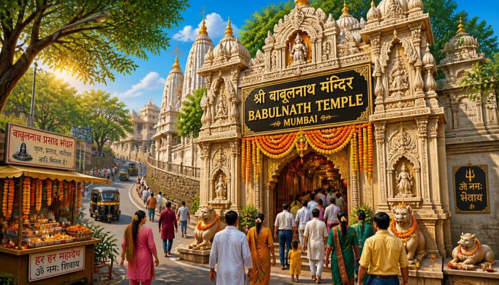 How to Reach Babulnath Temple
