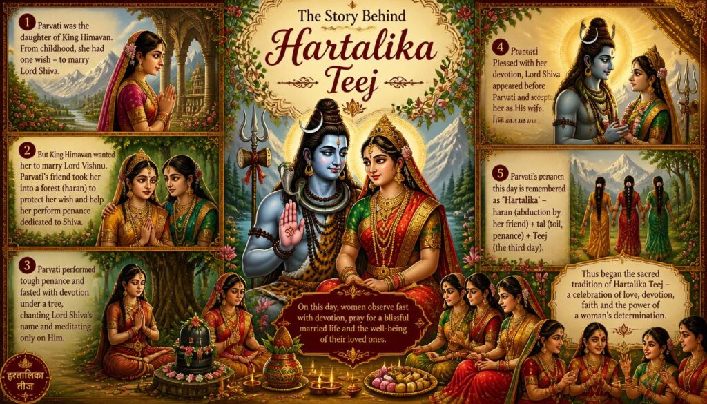 The Story Behind Hartalika Teej