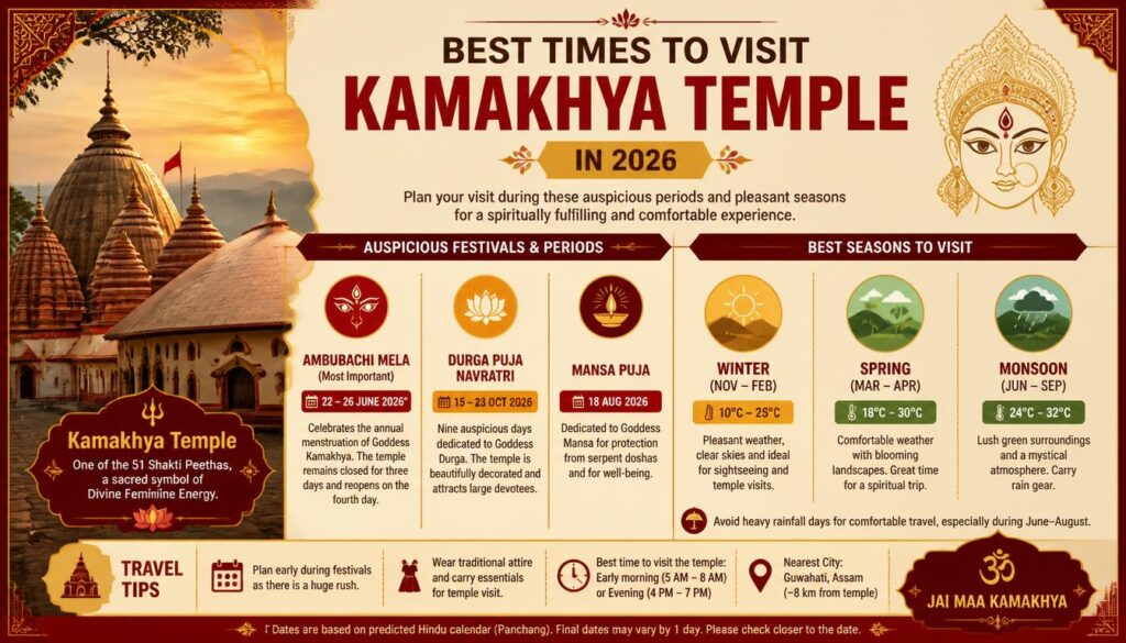 Best Time to Visit Kamakhya Temple in 2026