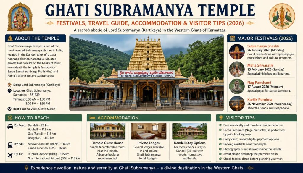 Ghati Subramanya Temple Festivals