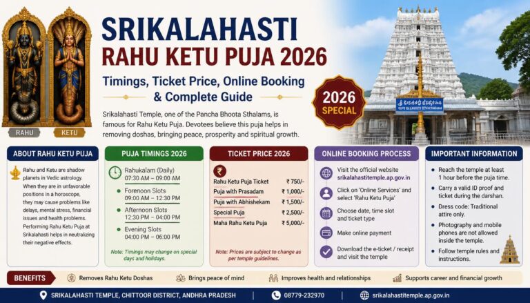 Srikalahasti Rahu Ketu Puja 2026