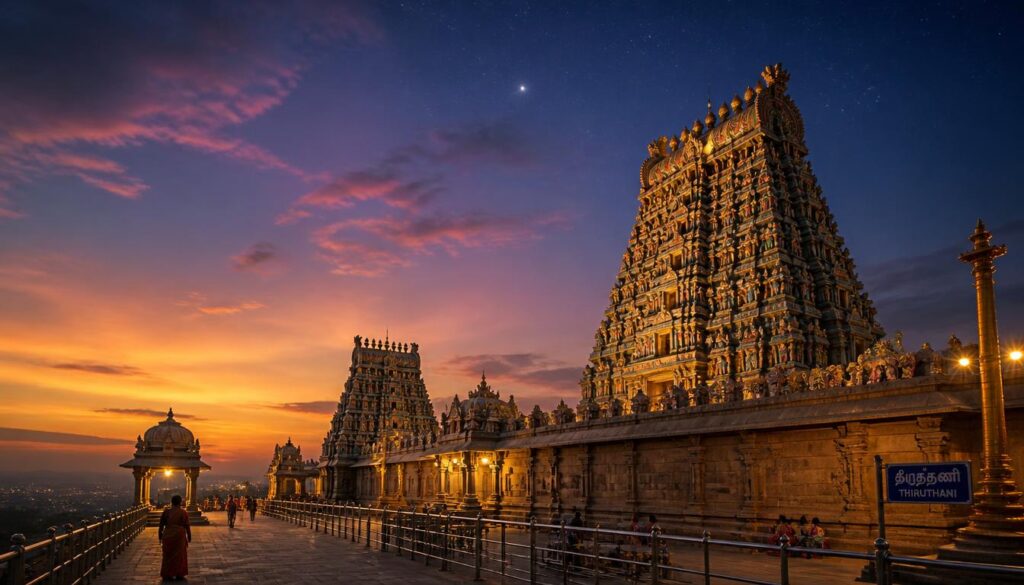Thiruthani Temple Evening Timings