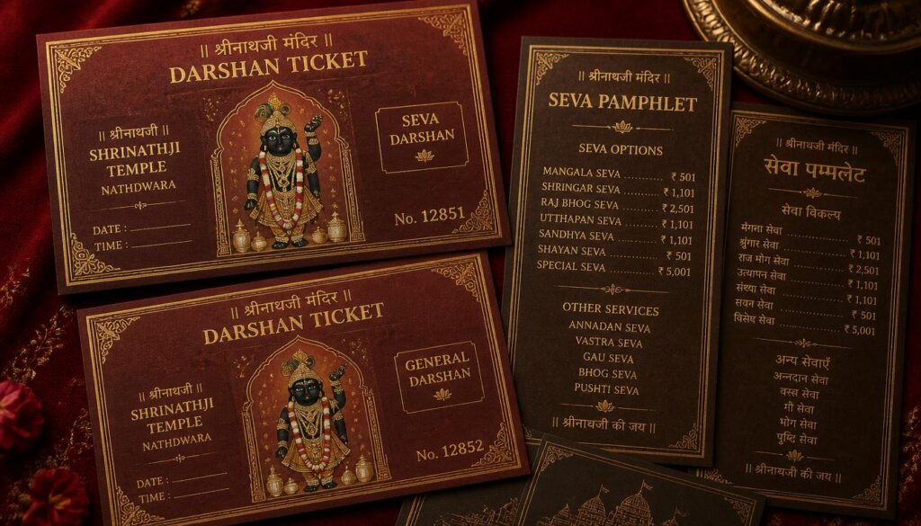 Shrinathji Temple Darshan Tickets and Seva