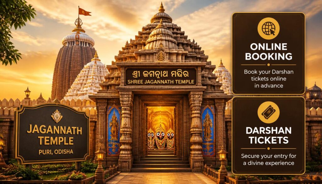 Jagannath Temple Online Booking and Darshan Tickets