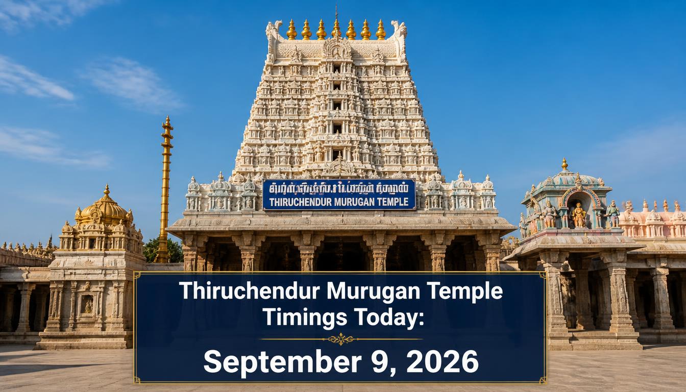 Thiruchendur Murugan Temple Timings Today