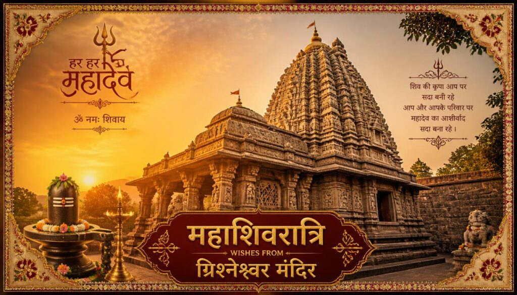 Mahashivratri Wishes From Grishneshwar Temple