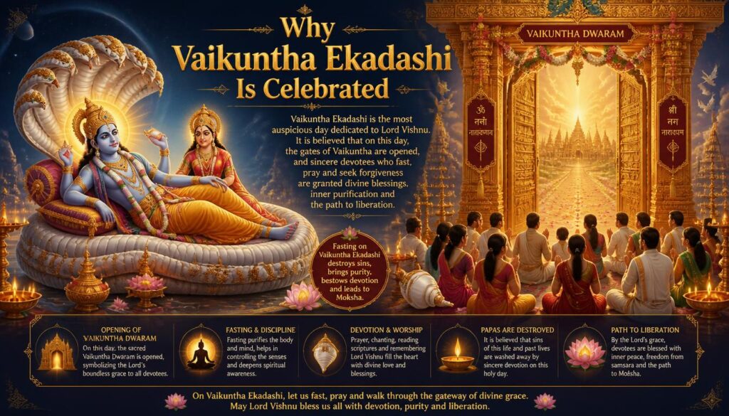 Why Vaikuntha Ekadashi Is Celebrated