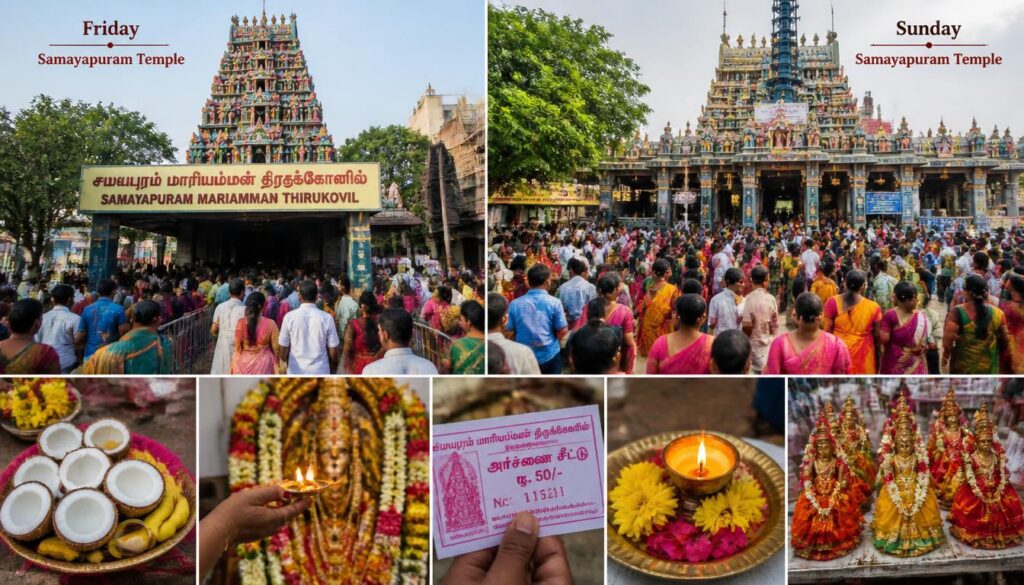 Friday and Sunday Visit to Samayapuram Temple
