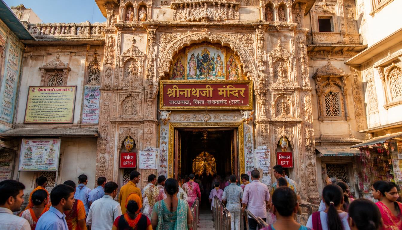 Shrinathji Temple Nathdwara Timings Today