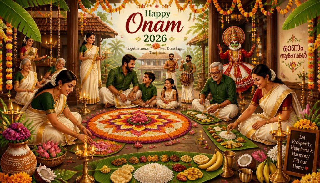 How to Celebrate Onam 2026 at Home
