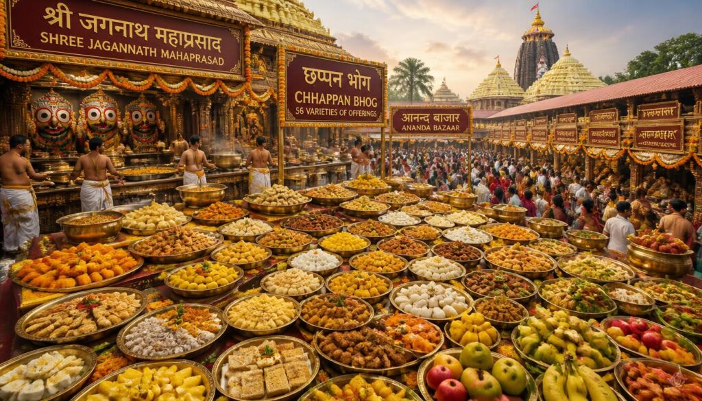 Mahaprasad, Chhappan Bhog and Ananda Bazaar