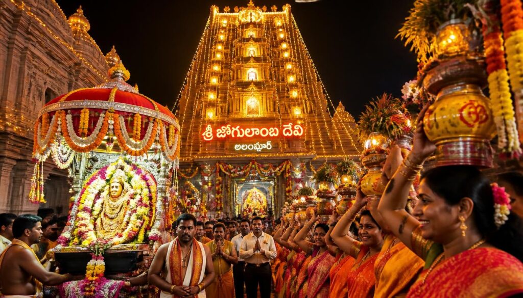 Jogulamba Devi Temple Festival Timings