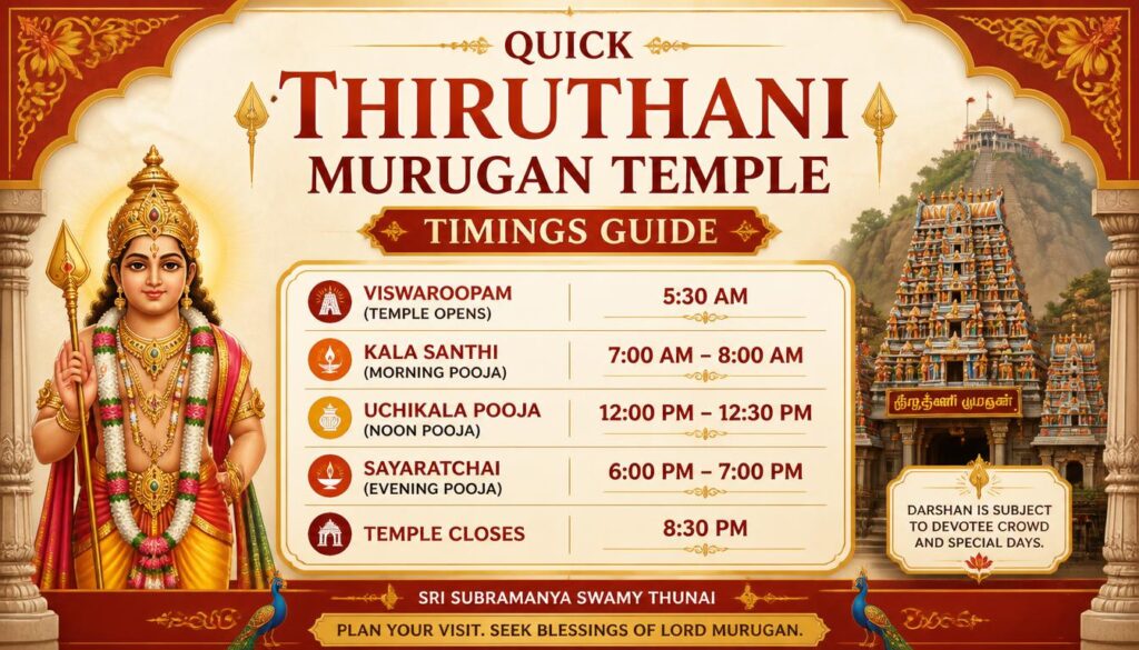 Quick Thiruthani Murugan
