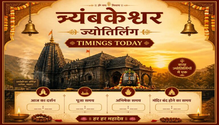 Trimbakeshwar Jyotirlinga Timings Today